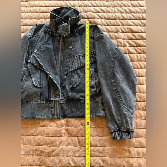 Lorena Saravia H&M VOLUMINOUS TWILL JACKET DARK BROWN, Size Small - Picture 6 of 10